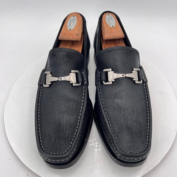 Allen Edmonds Other - Allen Edmonds Fiesole Men Size 9.5D Waxed Suede Horse Bit Loafer Dress Shoes